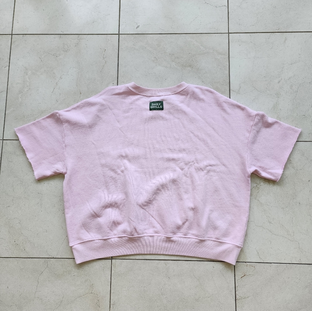 Daily Drills Cropped Sleeve Crew, Cupid, New